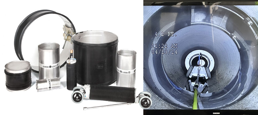 product-quick-lock-point-repair Quick-Lock point repair sleeves are easy to install with a crawler or push rod.
